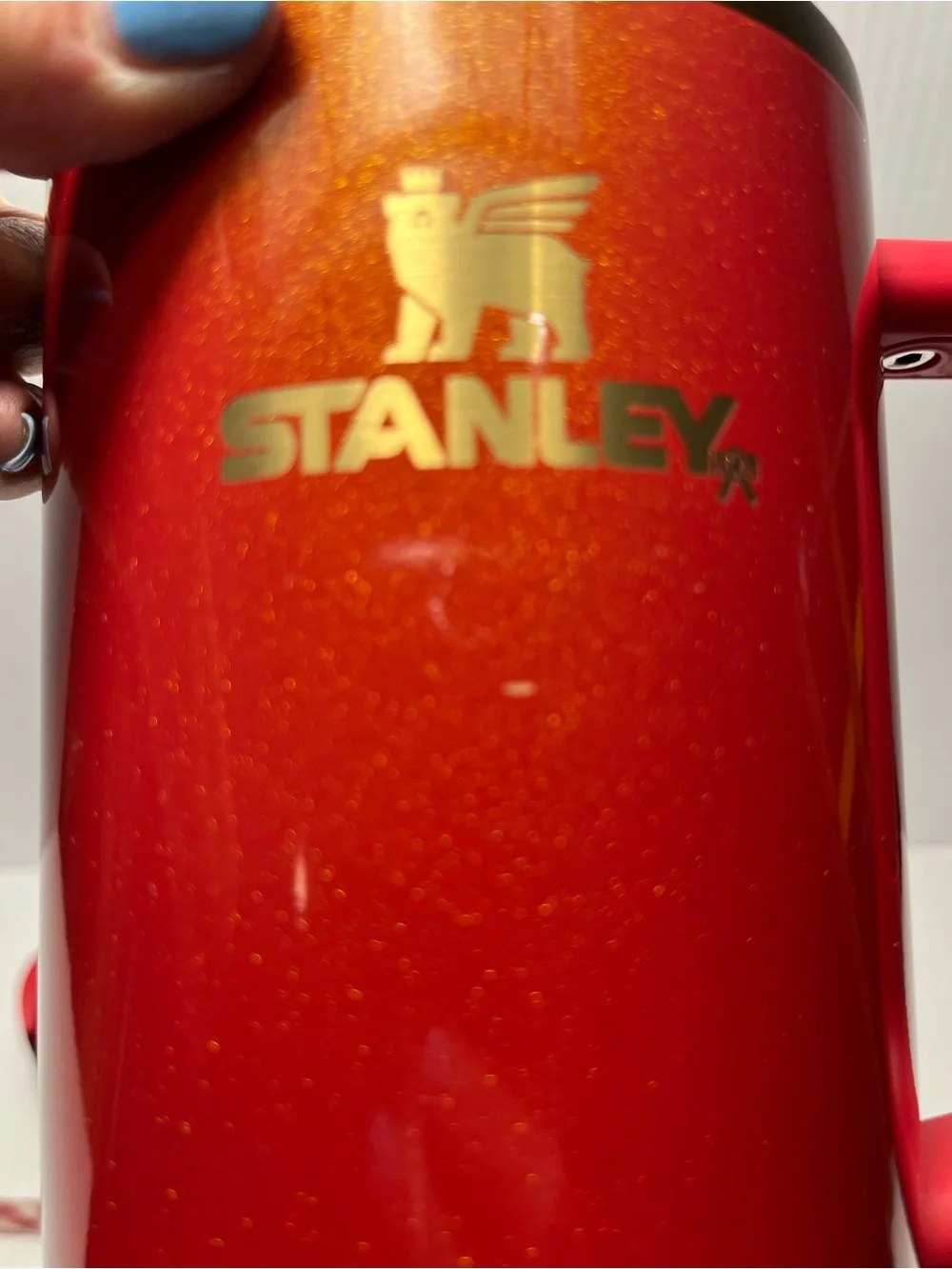 Stanley - Scarlet Tinsel Quencher H2.0 Flowstate Tumbler Limited Edition - 40oz - Picture 5 of 9